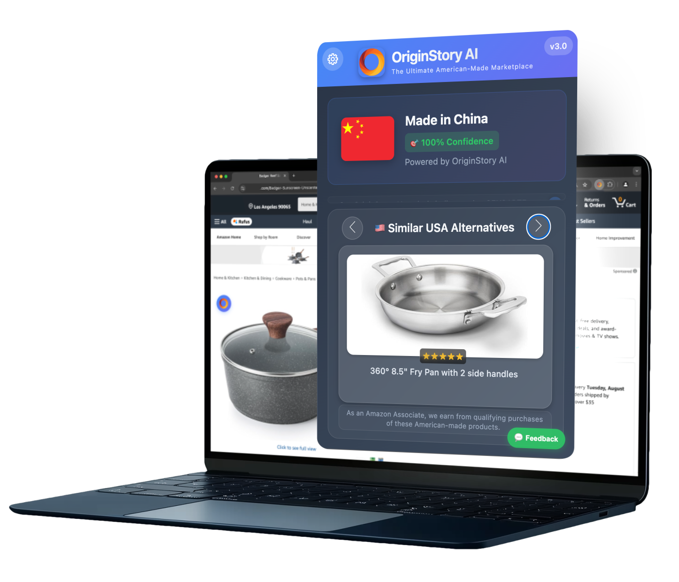 OriginStory Extension Demo